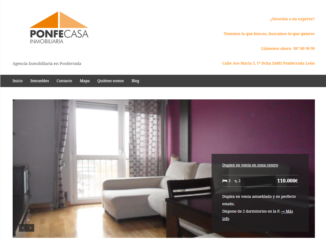 Diseño de Ponfecasa.