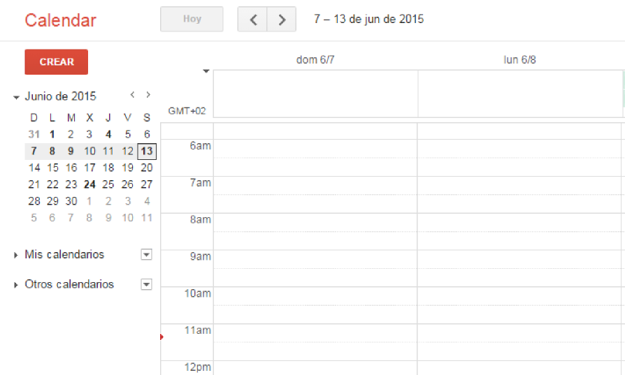 Crear Calendar