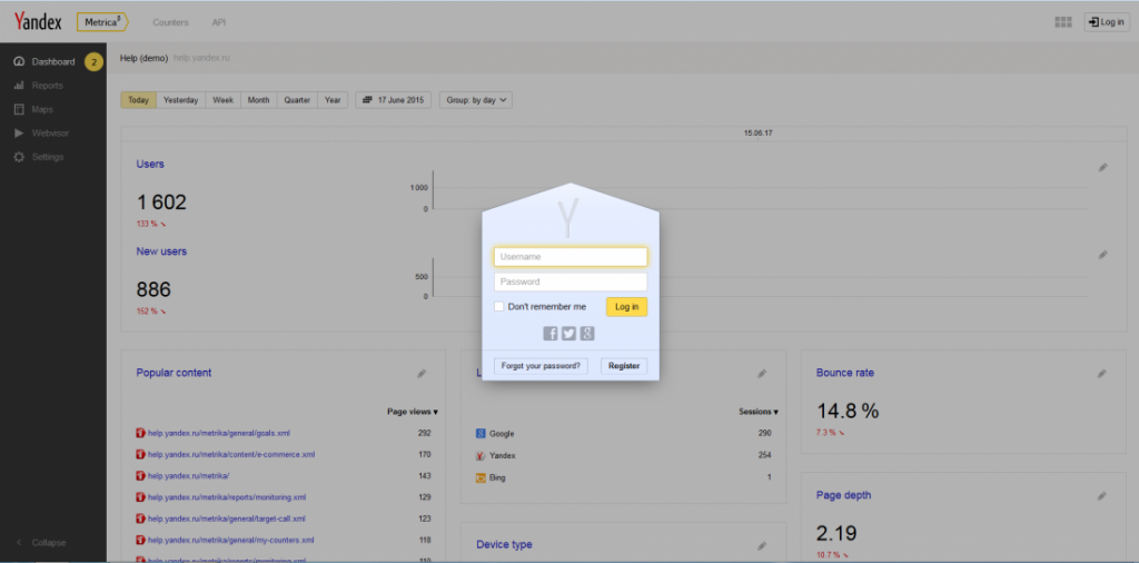 Crear cuenta Yandex