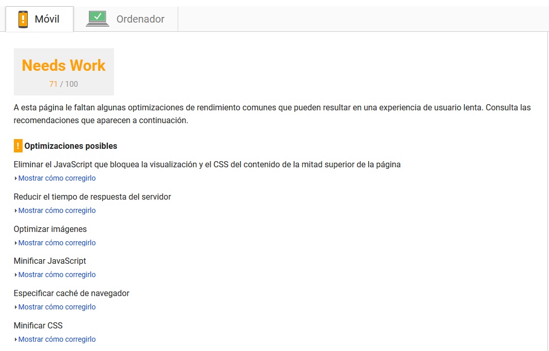 Google Insights Móvil